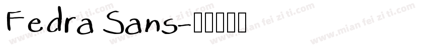 Fedra Sans字体转换